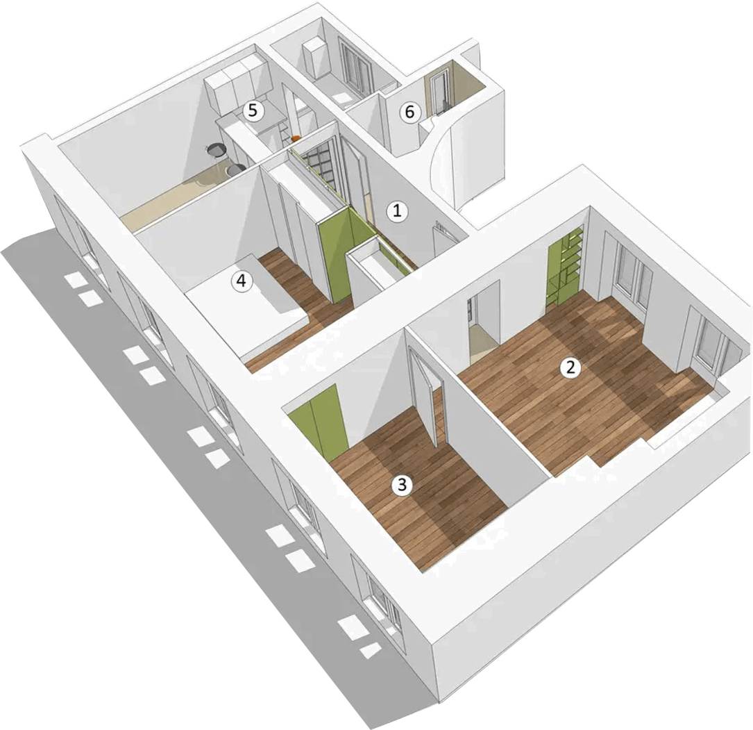 2D plan de renovation paris 2D plan de renovation paris