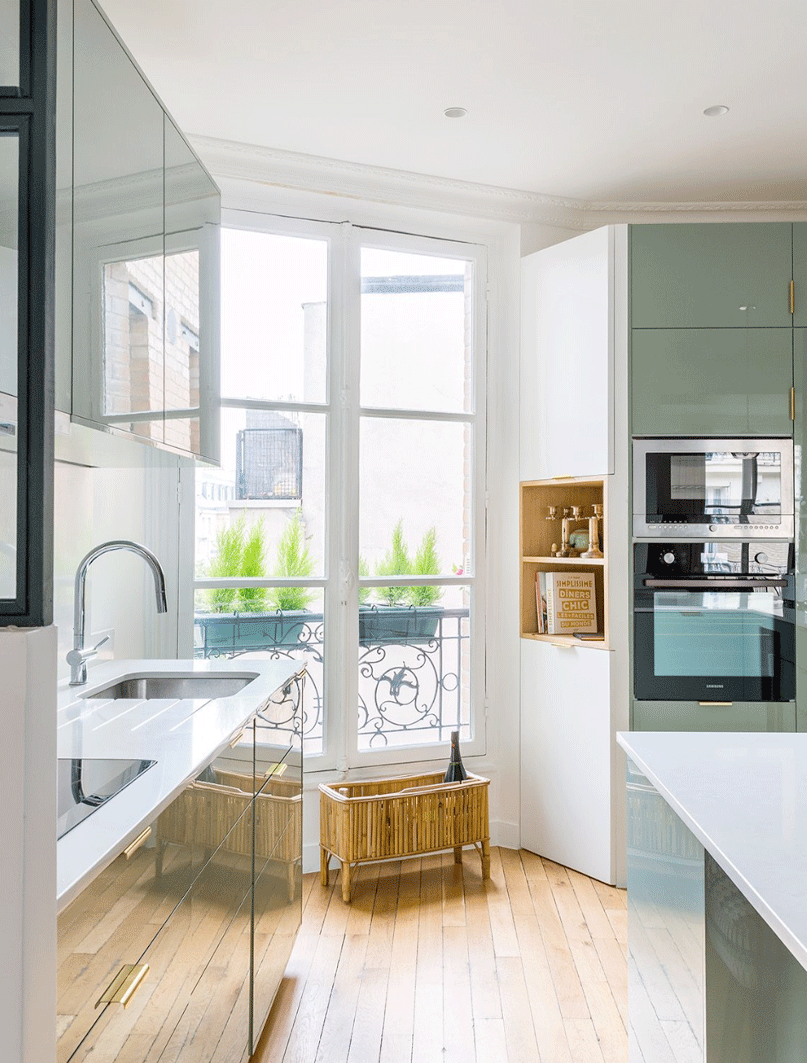 cuisine travaux renovation appartemetn haussmanien paris 5
