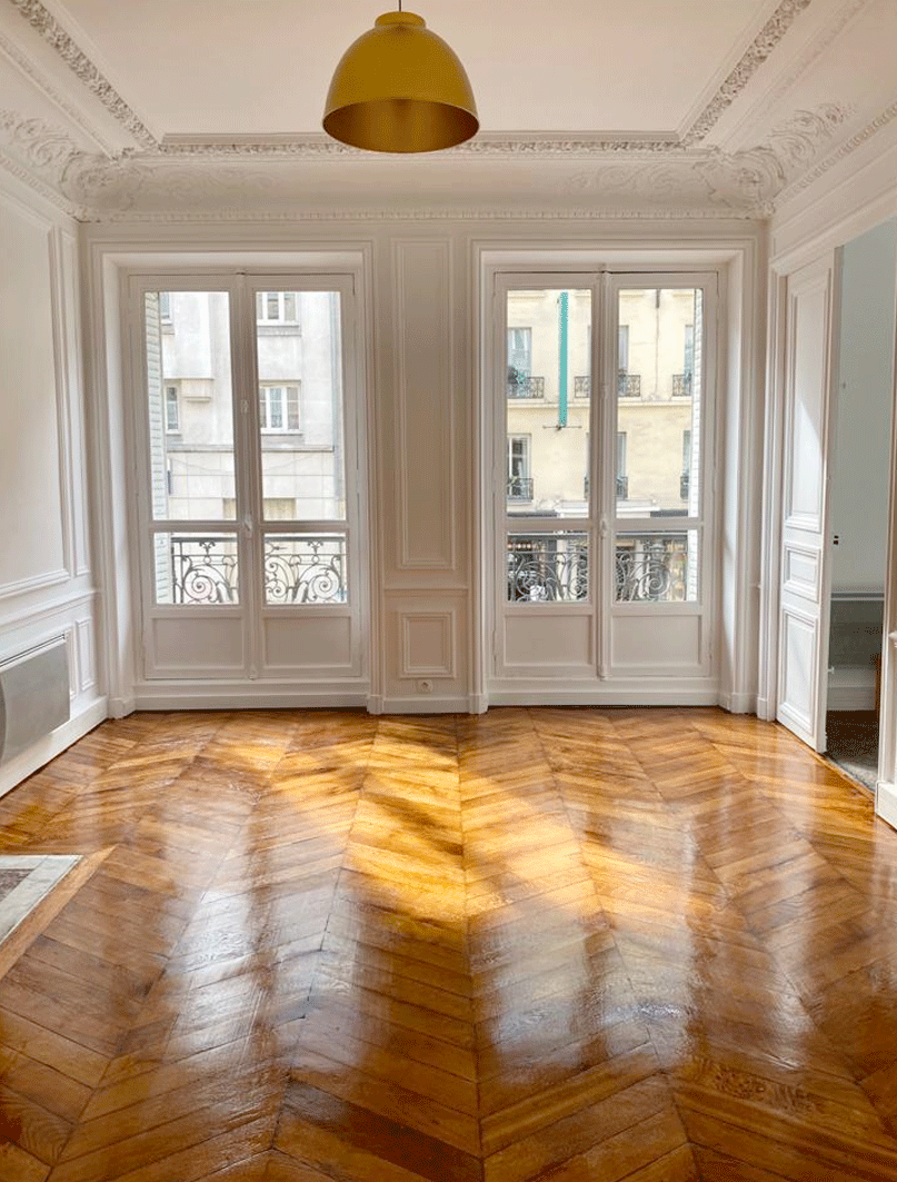 renovation sol bureau travaux paris