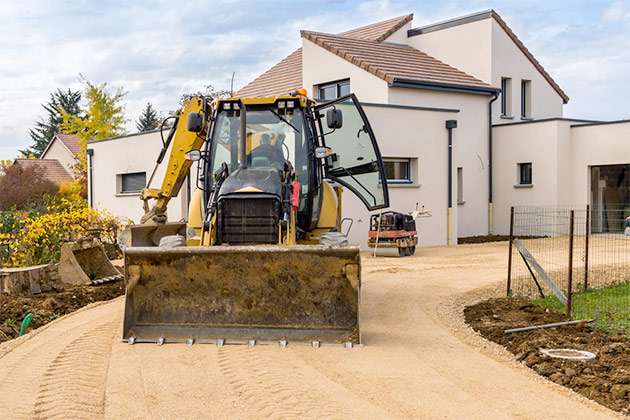 terrassement nivelage de terrain entreprise travaux 