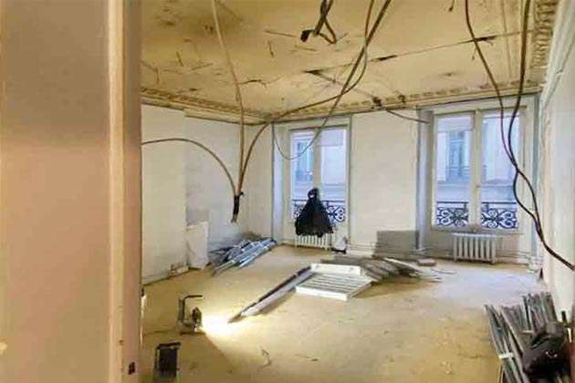 travaux appartement avant paris